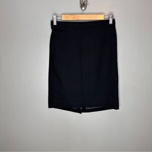 Gap black midi pencil skirt
